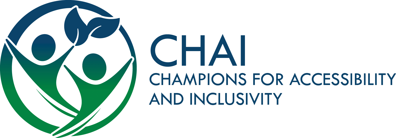 Champions for Accessibility and Inclusivity (CHAI) decorative logo
