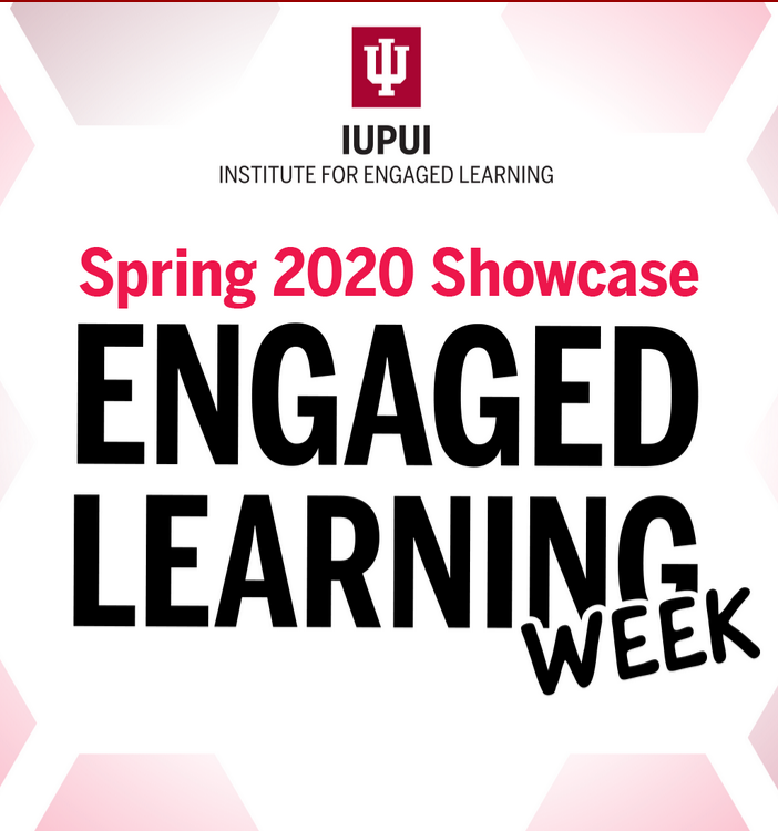 IUPUI Spring 2020 Showcase Engaged Learning Week logo
