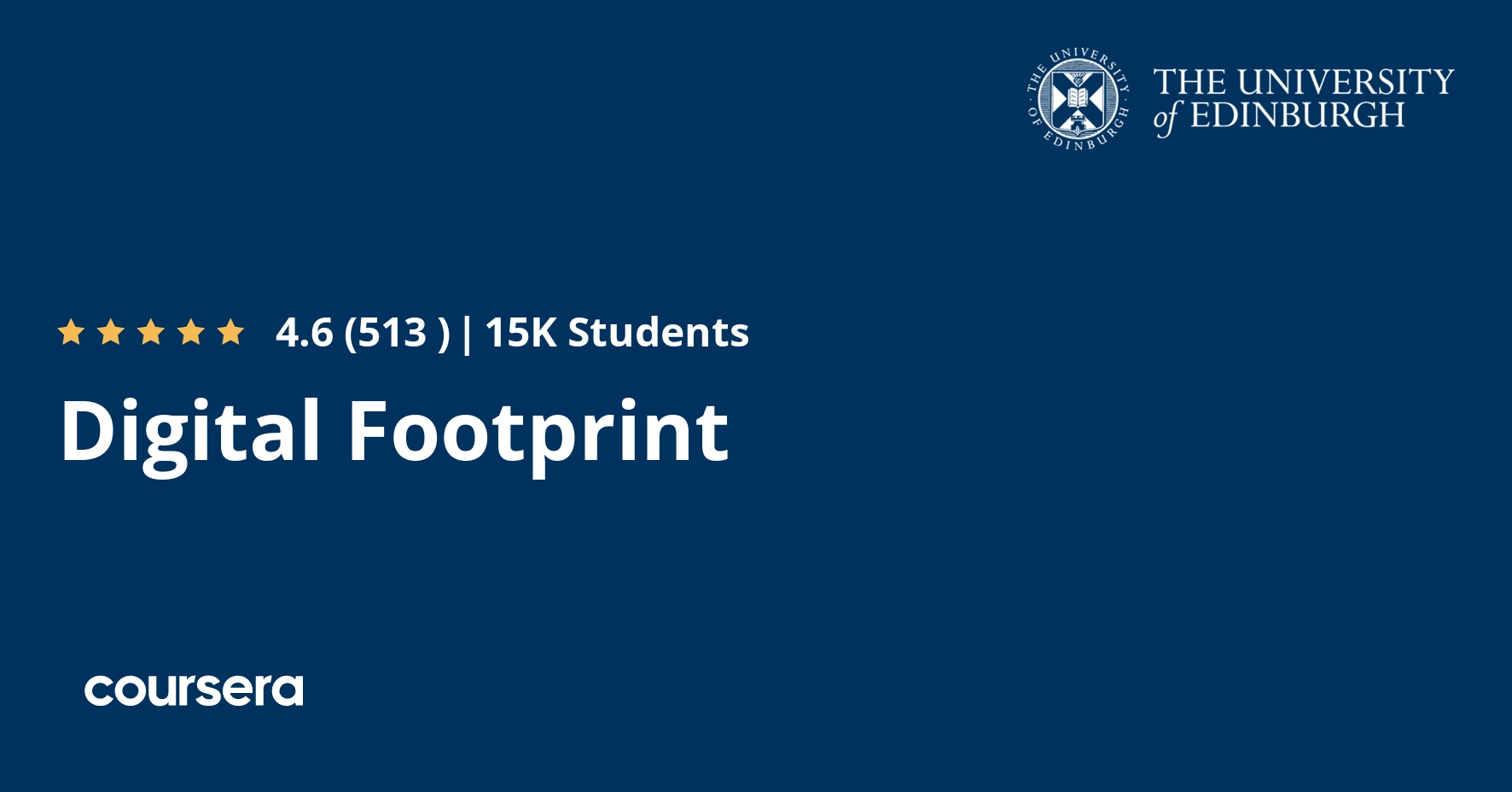 Digital Footprint | Coursera