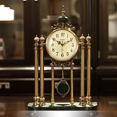 Nguyên lý hoạt động của đồng hồ để bàn quả lắc này cũng khá đơn giản và tiện lợi