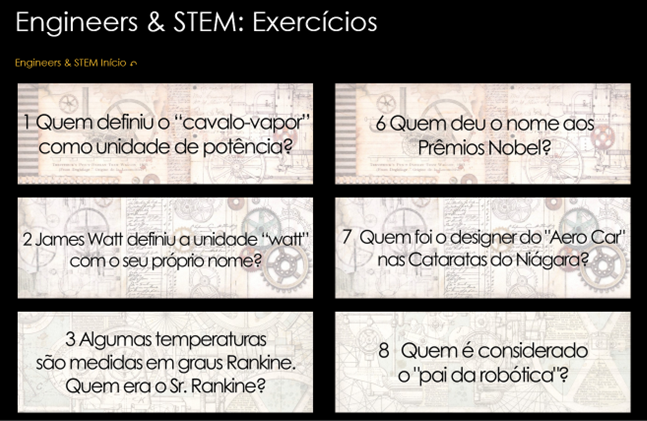 Engineers&STEM: Exercícios