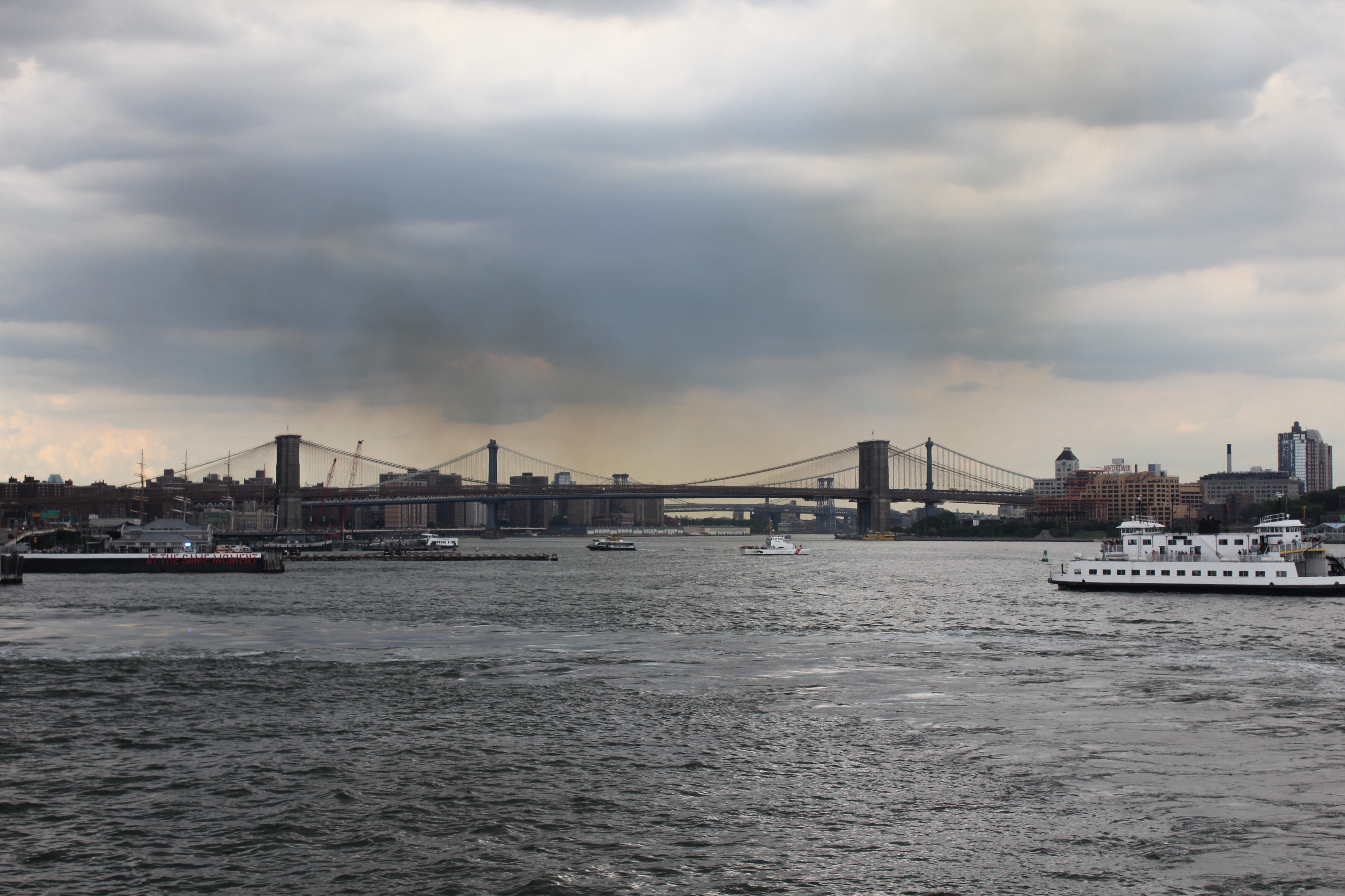 The East River and The Brooklyn Bridge