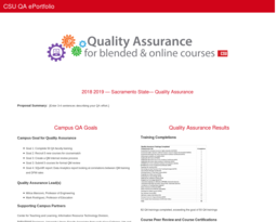 CSU QA ePortfolio