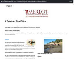 A Guide to Field Trips created by the Teacher Education Board
