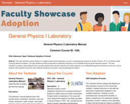 Trevisan - General Physics I Laboratory