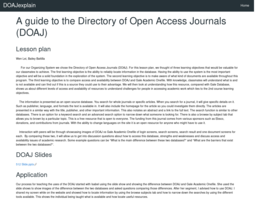 DOAJexplain