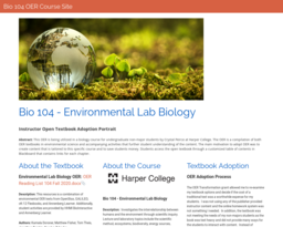 Bio 104 OER Course Site