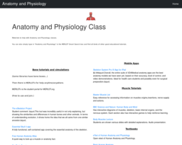 Anatomy and Physiology