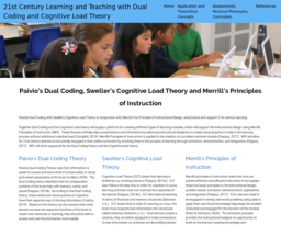 21st Century Learning and Teaching with Dual Coding and Cognitive Load Theory
