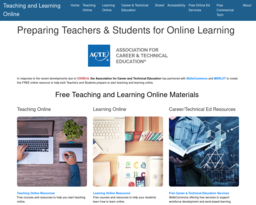 Teaching and Learning Online