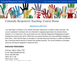 Culturally Responsive Teaching