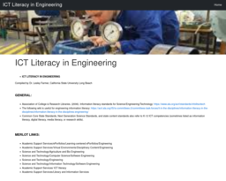 ICT Literacy in Engineering