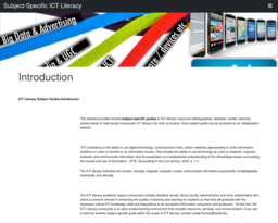 Subject-Specific ICT Literacy