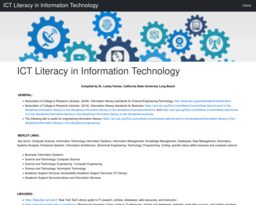 ICT Literacy in Information Technology