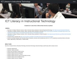 ICT Literacy in Instructional Technology