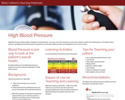 Betsi Calbert's Nursing Materials