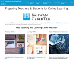 BCT- Teaching and Learning Online