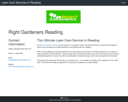 Lawn Care Services in Reading