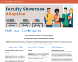 Lo - Math 3372 Combinatorics