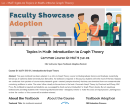 Lo - MATH 510-01 Topics in Math-Intro to Graph Theory