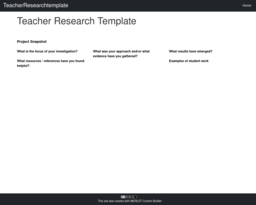 TeacherResearchtemplate