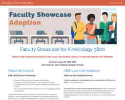 Zhaojing Chen Kine 3800