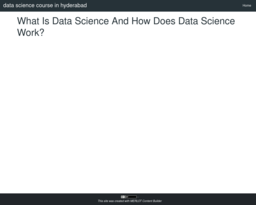 data science course in hyderabad