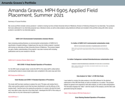 Amanda Graves's Portfolio
