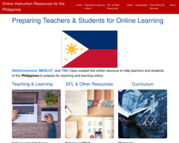 Online Instruction Resources for the Philippines