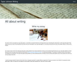 Taylor Johnson Writing