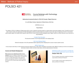 Weber - Methods of Political Inquiry