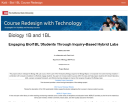 Katti - Biol 1BL Course Redesign