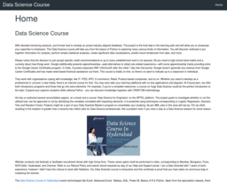 Data Science Course
