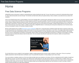 Free Data Science Programs
