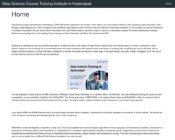 Data Science Course Training Institute In Hyderabad