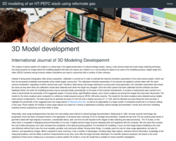 3D modeling of an HT-PEFC stack using reformate gas