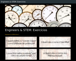 Engineers & STEM: Exercícios