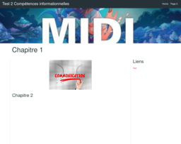 Test 2 Compétences informationnelles