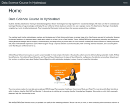 Data Science Course In Hyderabad