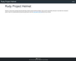 Rudy Project Helmet
