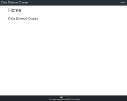 Data Science Course