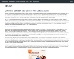 Difference Between Data Science And Data Analytics