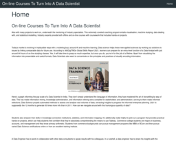 On-line Courses To Turn Into A Data Scientist
