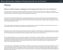 What Is Determination Intelligence Promoting And How Can You Practice It