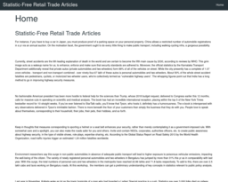 Statistic-Free Retail Trade Articles