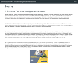 5 Functions Of Choice Intelligence In Business