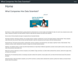 What Companies Hire Data Scientists?