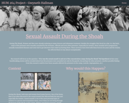HUM 264 Project- Gwyneth Hallman
