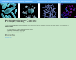 Undergraduate Pathophysiology for Nurses