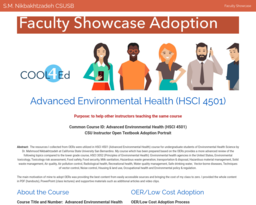 S.M. Nikbakhtzadeh CSUSB